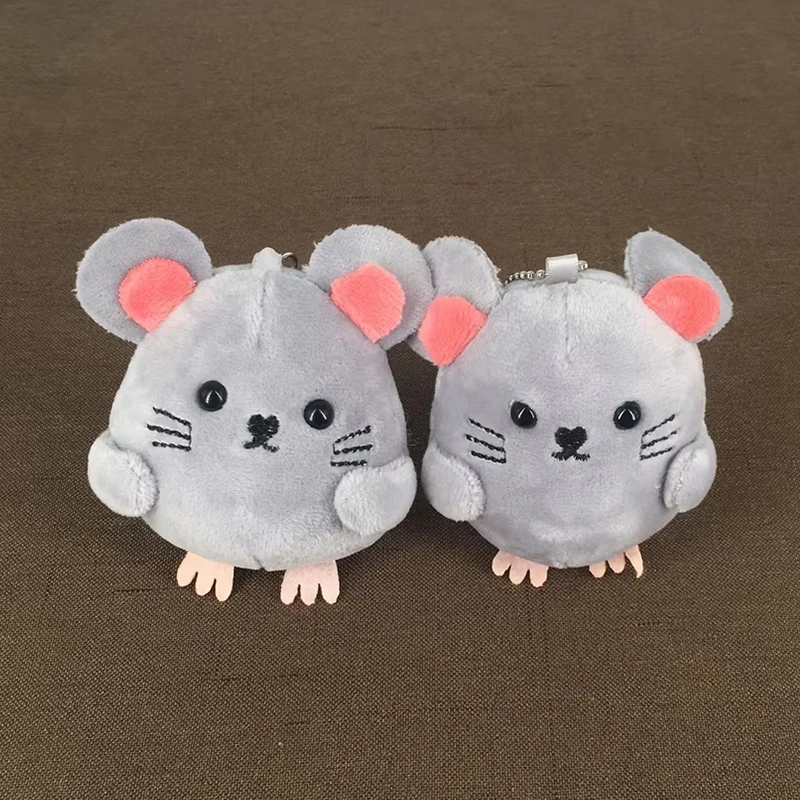 

1 шт., 8 см, серая мышь, плюшевая игрушка, мягкая сумка для ключей, подвеска для ключей, брелок для девочек, свадебный подарок, кукла