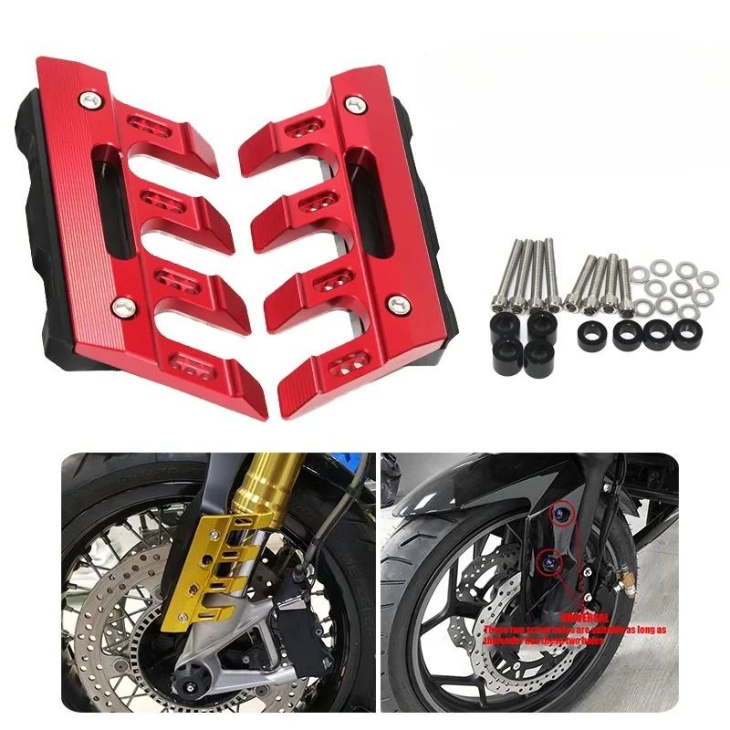 1SET Motorcycle Front Fender Side Panel Slide Fork Protector for Bajaj Pulsar 200 NS/Pulsar 200 RS/200 AS