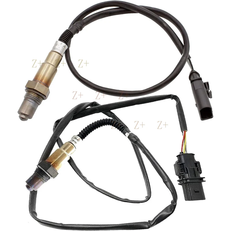 Z+  2pcs Upper+Lower Oxygen Sensor For 2009-2015 Volkswagen Tiguan 2015-2018 Audi Q3