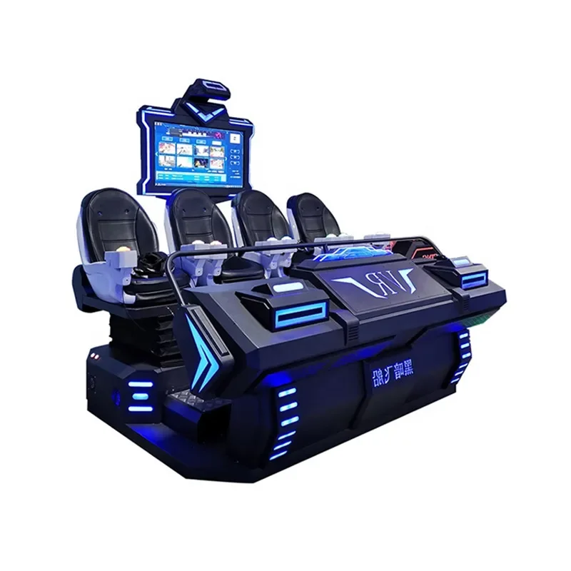 

Manufacturer's high quality 350KG 4-seater VR 9D simulator VR device