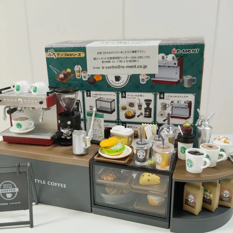 Figurka kolekcjonerska Rement Petit Mini Fashion Coffee House, dekoracyjna figurka, blind box, przedmiot do ekspozycji, zabawka, figurka akcji.