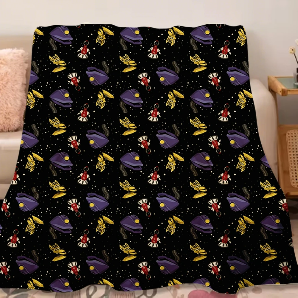 

Seasonal decor flannel Bed Blanket Robot Roll Call Ethnic tribal Pattern bed scarf throw no-shedding hypoallergenic Blankets