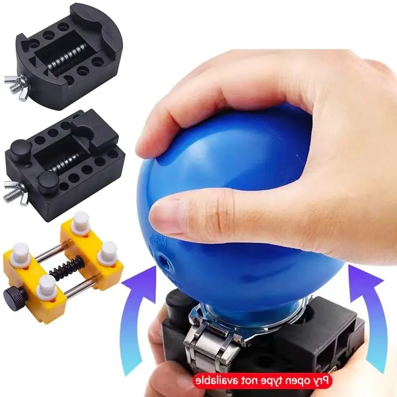 Trace-free Watch Case Back Open Ball Set Rubber Friction Ball Includes Watch Holder Safe and Professional Repair Tool Combinatio
