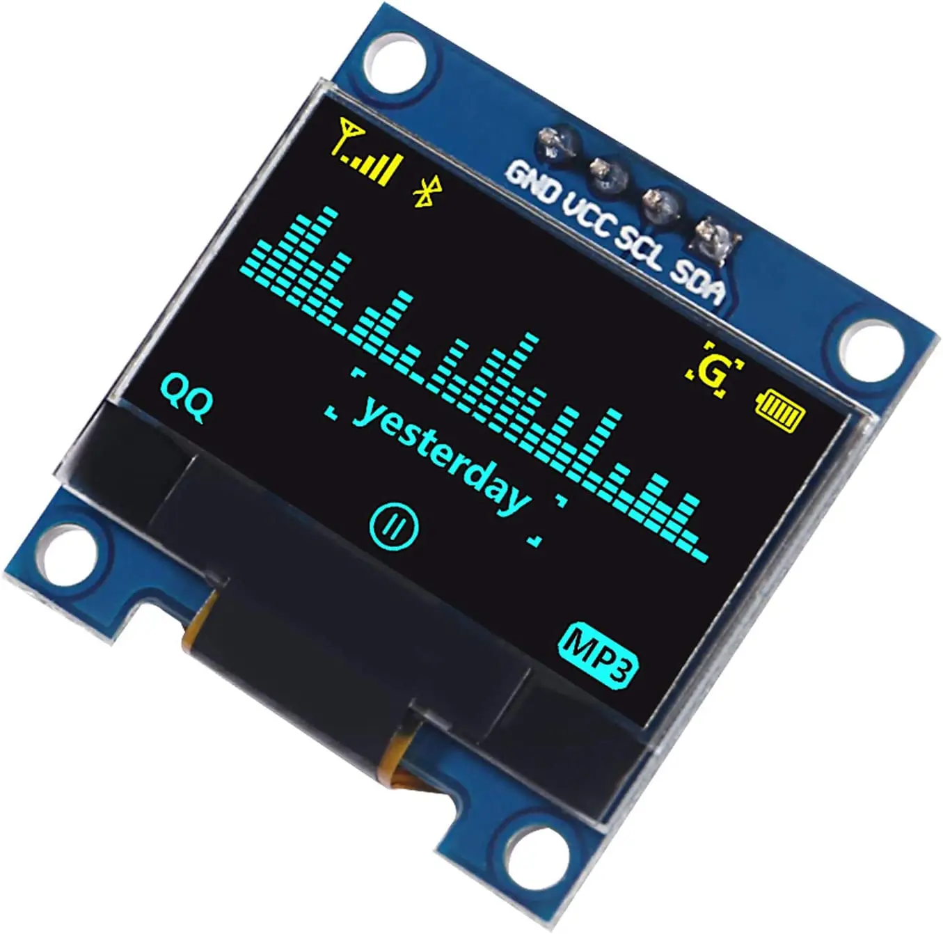 0.96" OLED Module I2C IIC Serial 12864 128X64 OLED Display Module with SSD 1306 Driver