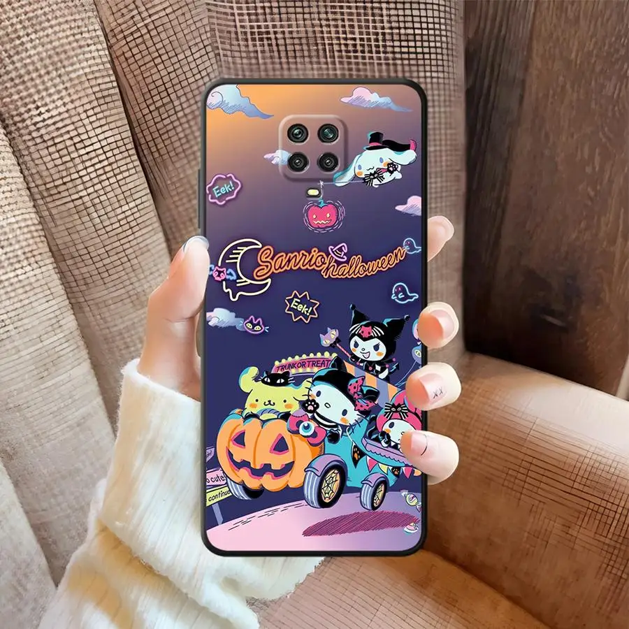 Custodia Sanrio di Halloween per Xiaomi Redmi Note 10 9 8 Pro 12S 9s 10S 11 13 12 Pro Plus 11S Cover posteriore morbida per telefono