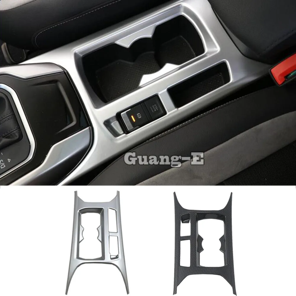 

For Volkswagen VW T-ROC TROC 2017 2018 2019 2020 2021 Car Center Console Cup Holder Panel Trim Cover Interior Decorative Frame