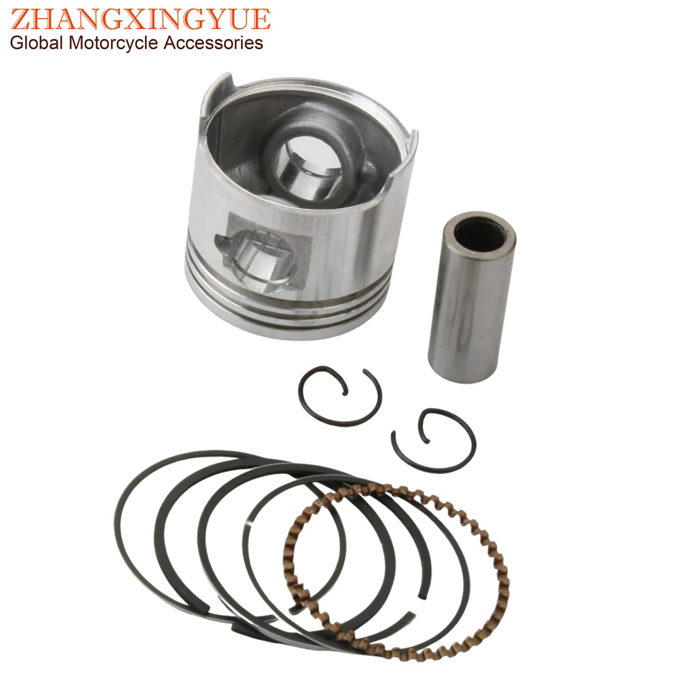 Motorcycle 39mm Cylinder Piston Rings Kit Set For 50cc 139FMB Engine Pit Dirt Bike ATV Quad