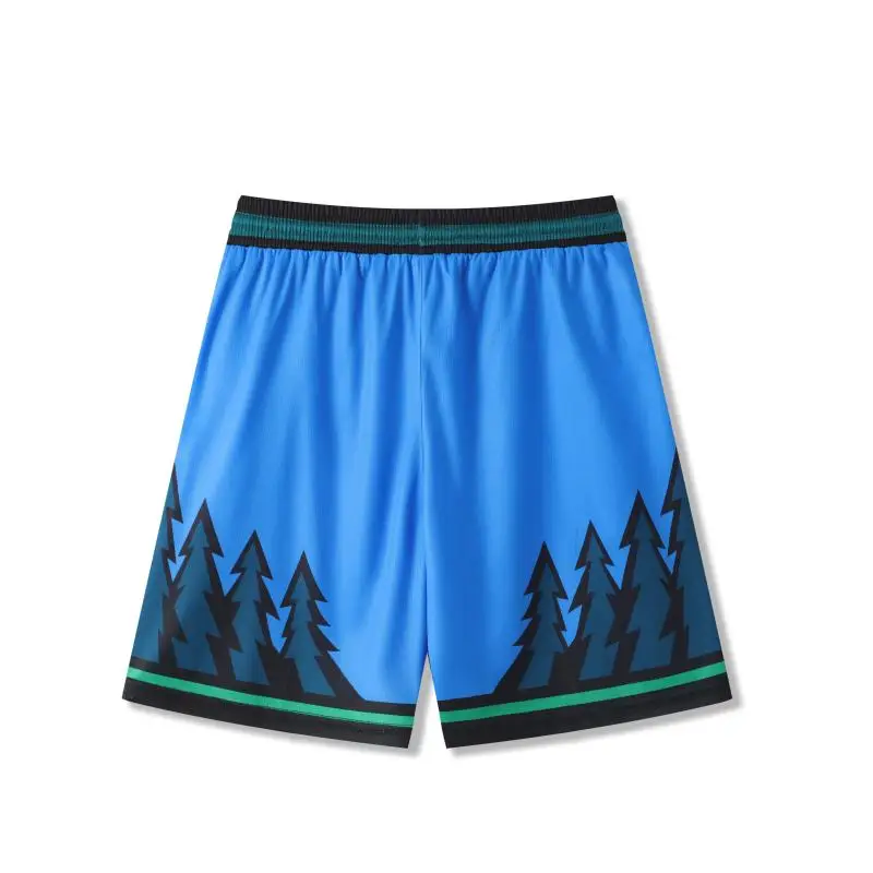 Adult Basketball Sports Shorts with Side Pockets Club Team Match or Training Shorts Men Quick Dry Fit Mesh Exercise Short Pants