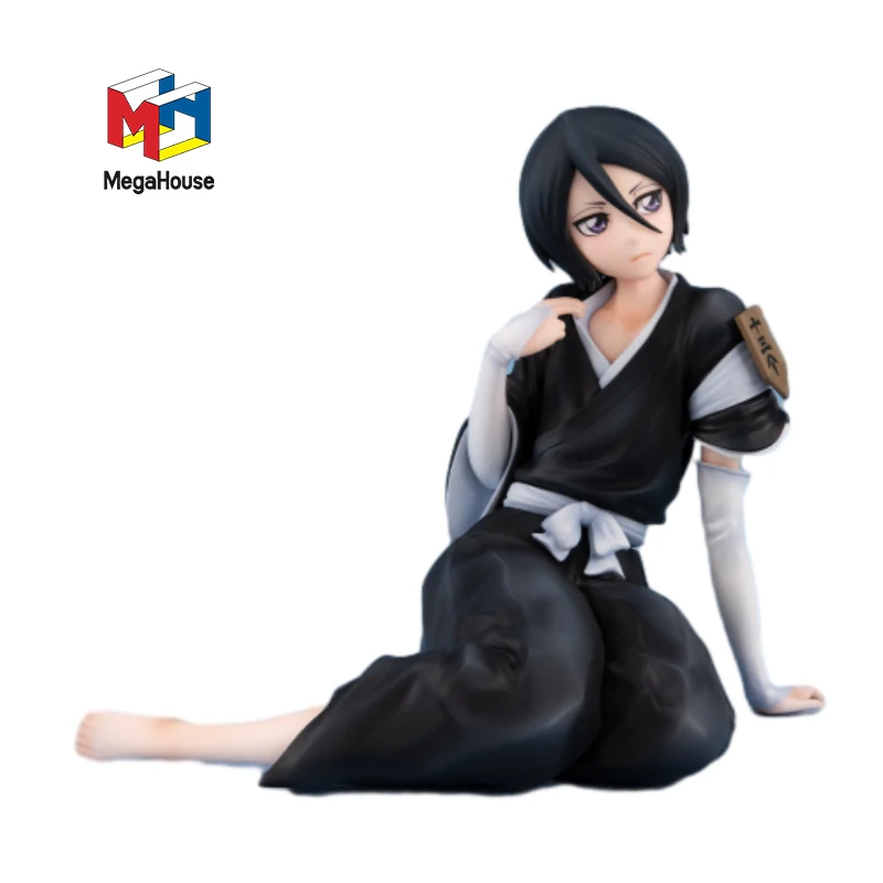 Original Anime Figure 8.5cm MegaHouse MH Melty Princess BLEACH Kuchiki Rukia Desktop Ornaments Model Toys Doll Gifts