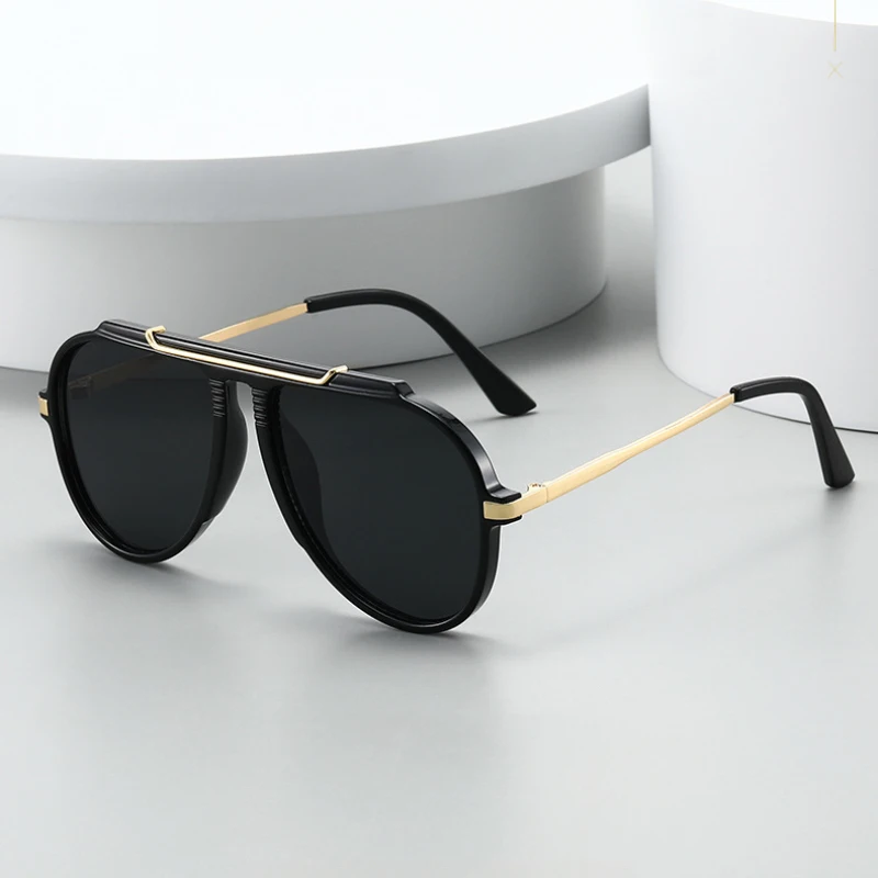 Lunettes de soleil aviateur de marque tendance pour hommes et femmes, protection UV400, idéales pour la conduite, les voyages, les vacances et le quotidien