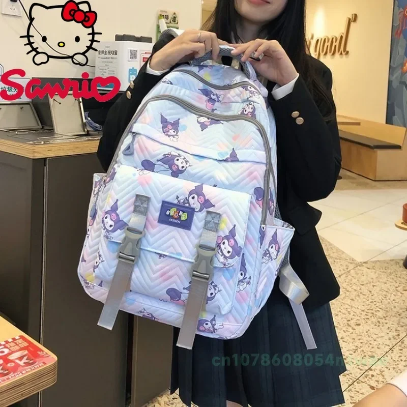 Zaino da donna nuovo Miniso Kulomi zaino da ragazza di marca di lusso con grande capacità per studenti delle scuole medie e superiori