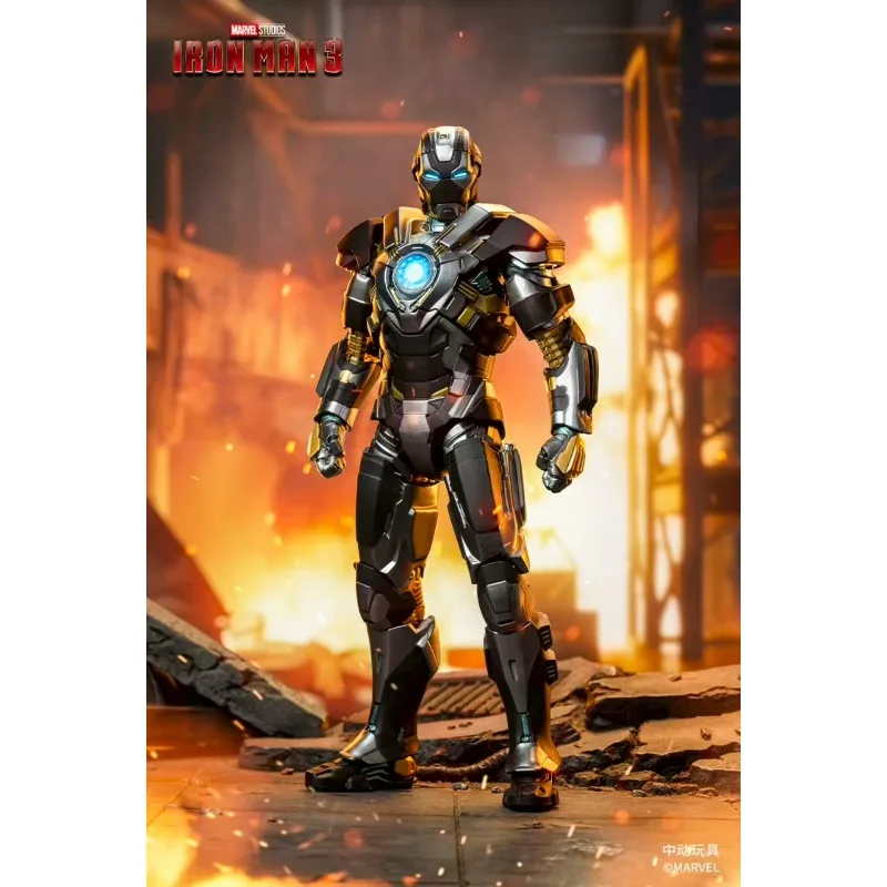 Oryginalne ZD Toys Marvel Licencjonowane Figurki Iron Man MK24 Kolekcjonerska Zabawka Model na Prezent dla Dzieci