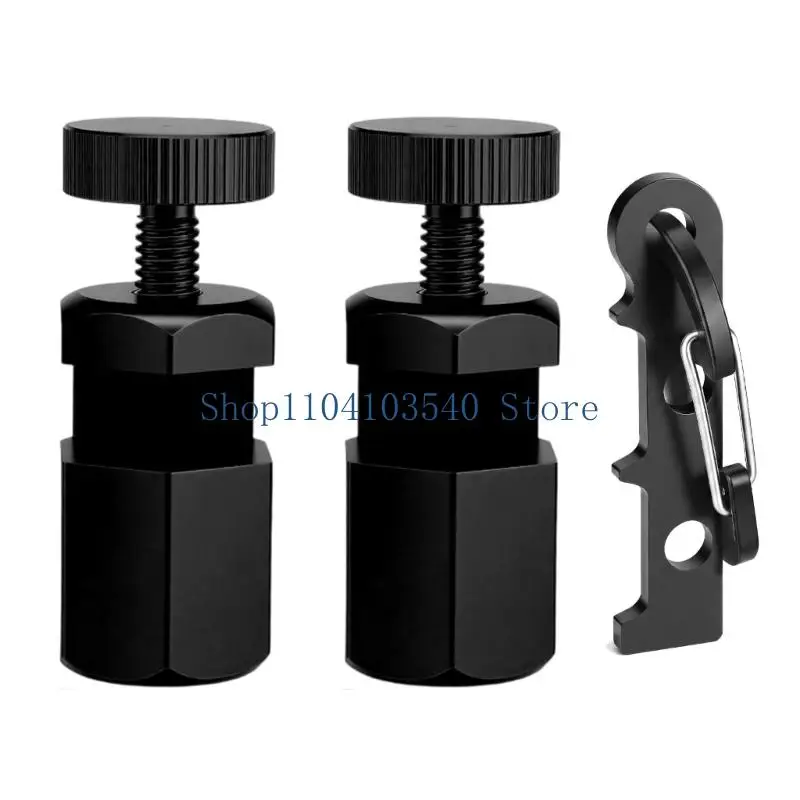 02DC Stair Layout Pair for Framing Square, Aluminum Thumb Screw Tool
