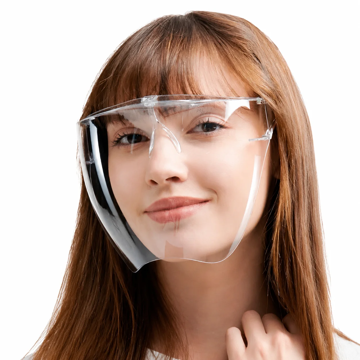Full Face Type High Definition Transparent Anti-fog Anti-splash Protective Mask Space Mask Anti-spit High Transparency Goggles