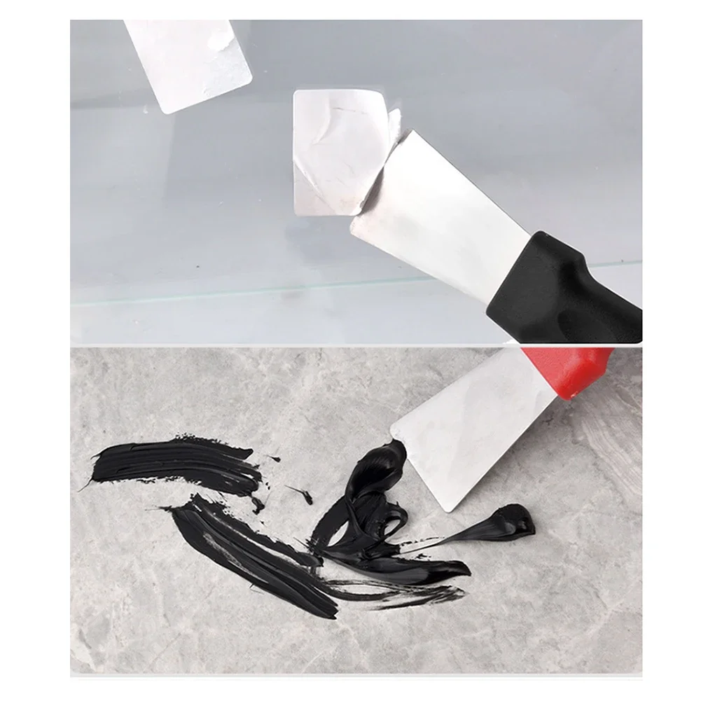 Per la pulizia della griglia Pala curva Raschietto Pala per pulizia Stucco Pulizia della casa Bordo raschiante smussato Pulizia efficiente