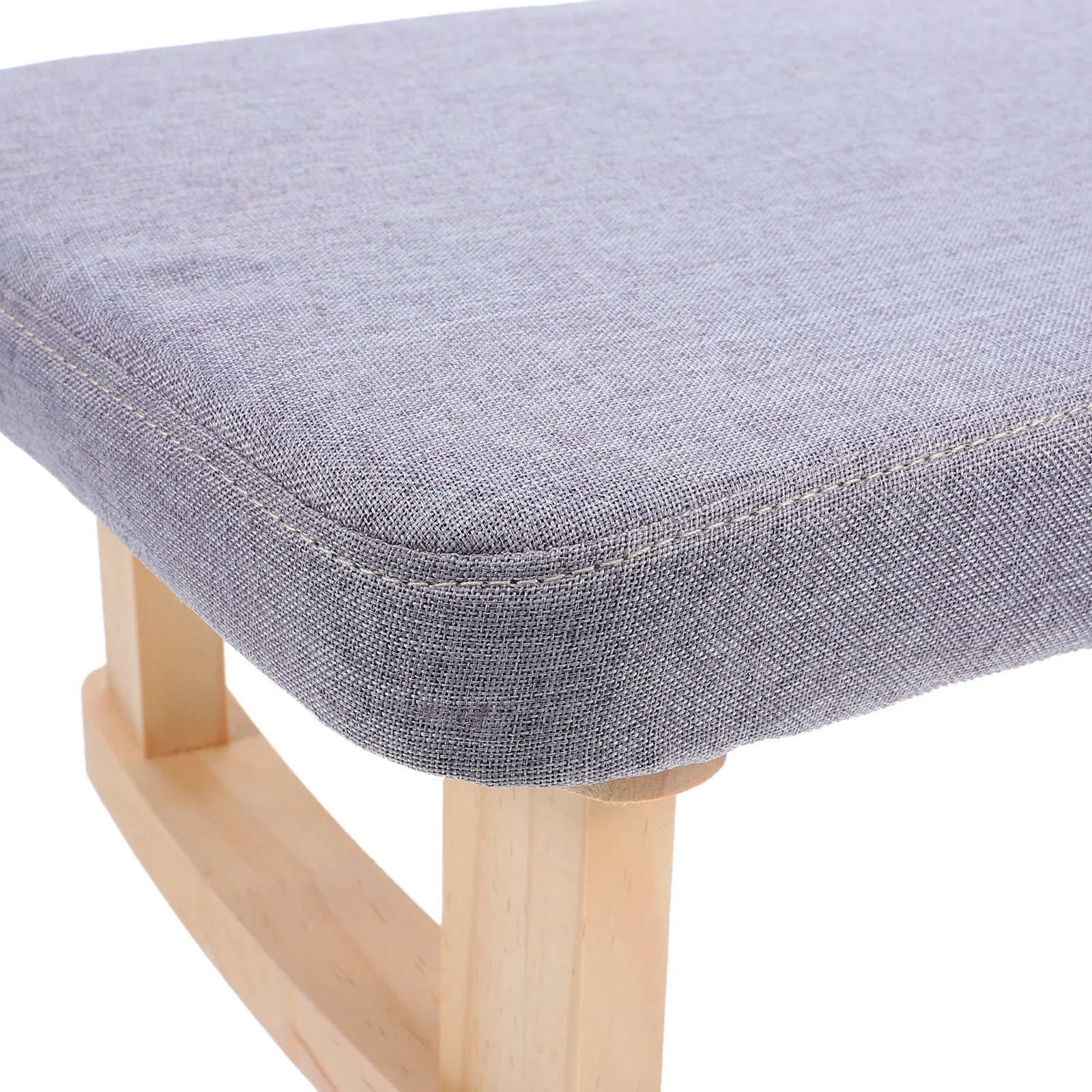 1 قطعة مقعد خشبي منخفض مسند القدمين لغرفة المعيشة غرفة نوم مدخل المنزل مكتب اليوغا التأمل الفضاء المنظم مقعد مقعد الخشب خطوة #3