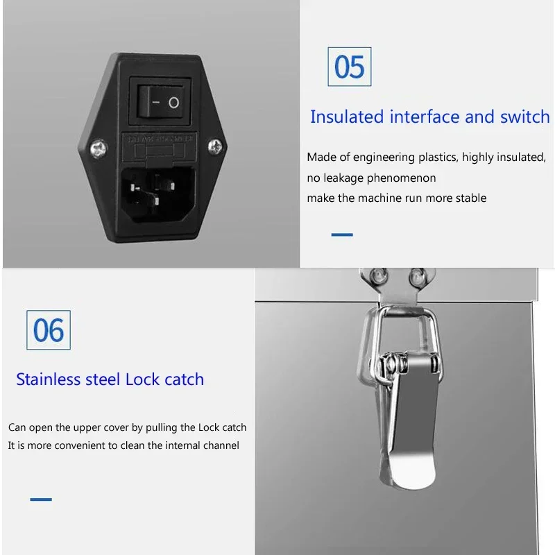ماكينة تعبئة المسار الحلزوني الكمي بقدرة 220 وات لسطح المكتب ماكينة تعبئة مسحوق القهوة الحبيبية الأوتوماتيكية متعددة الوظائف #6