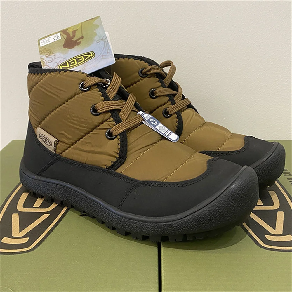 Keen Hiking Boots for Men and Women Cohen Winter Fleece-lined Warm Waterproof Non-Slip Boots High-Top Walking Outdoor Shoes