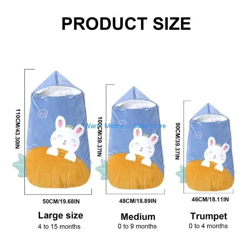 كيس نوم للرضع لا ركلة تصاميم القطن يمكن ارتداؤها بطانية طفل كيس النوم جيد التهوية كيس النوم للطفل 57QE