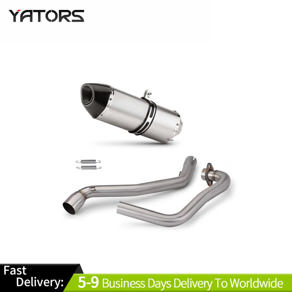 

Full System Exhaust Front Link Pipe Muffler Slip-on For Suzuki Gixxer 250 SF250 Exhaust Systems Exhausts Pipes