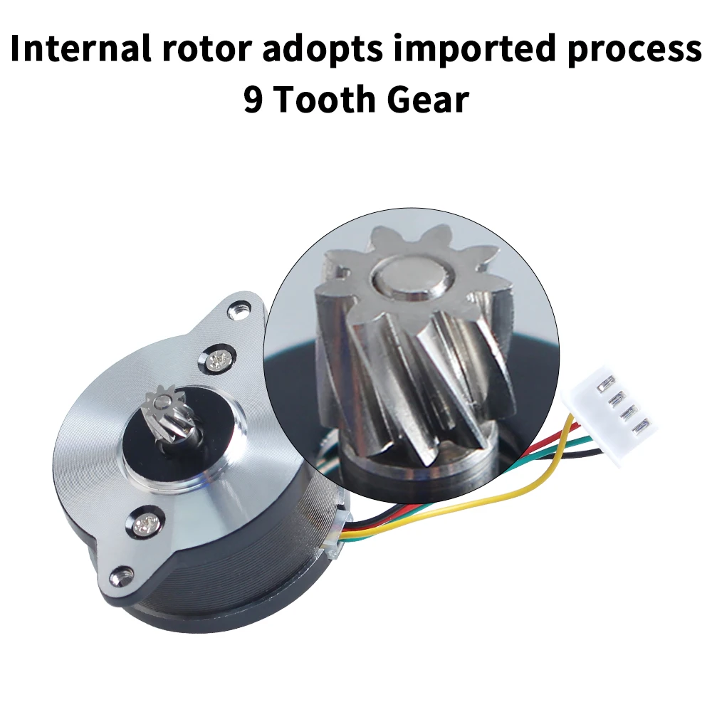 For Bambu Lab X1/P1 Series Extruder Motor 36 Circular Stepper Motor 9 Tooth Helical Gear for Bambulab X1/X1C/P1P/P1S