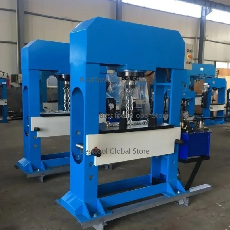 Gan-try Type Hy-draulic And Manual Press Machin-e H-P-100S/D 160tons 200tons 300tons