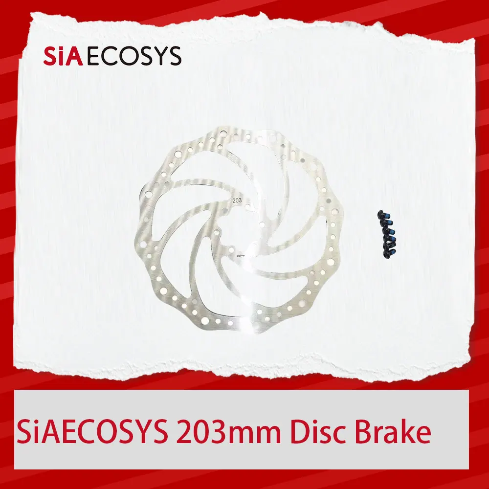 

SiAECOSYS 203 мм ротор дискового тормоза велосипедная гидравлическая тормозная пластина для велосипедной части