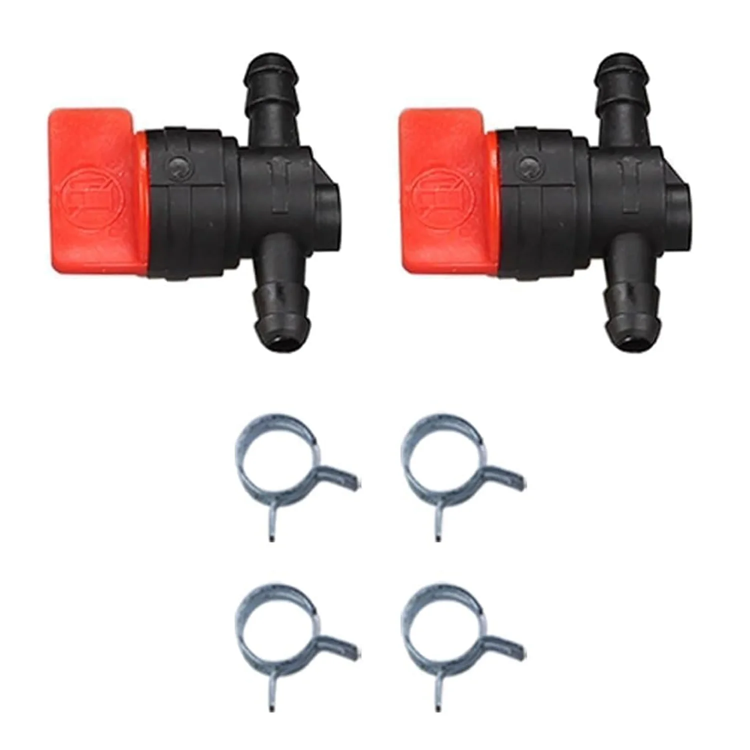 1/4 Inch Fuel Shut-Off Valve Kit For Small Engine Lawn Mower Fits Briggs Toro John Deere Replaces 493960 698183 5019H 5019K