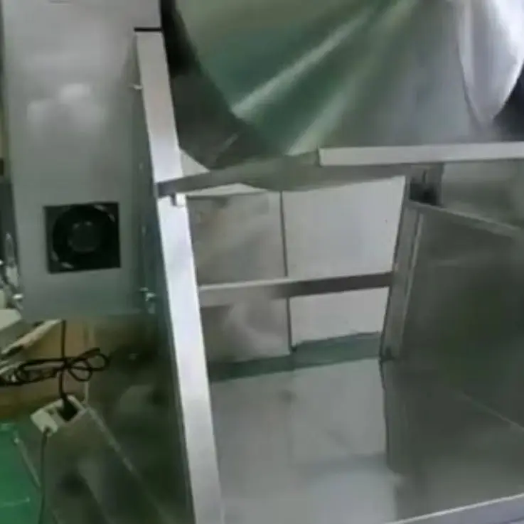 Powder Mixer Rotating Drum Double Cone Granular Materials Mixer Cocoa Powder Mixing Machine