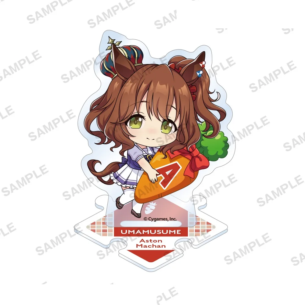 Umamusume Pretty Derby Anime Cute Acrylic Stand Cartoon Character Desk Decoration Collectible Ornament Birthday Gift Keychain