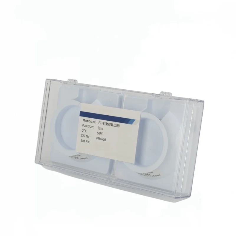 IKEME PTFE Laboratory Microporous Membrane PM2.5 Air Monitoring Filters Membrane 46.2mm 2um Particle Sampling Monitoring Filter