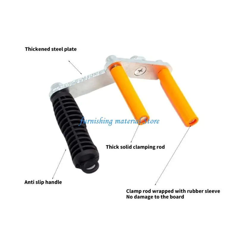 

Y5GD 2pcs Plasterboard Handling Tool Comfortable Control Handle Easy to Use Suitable for Home Renovations & Office Remodeling