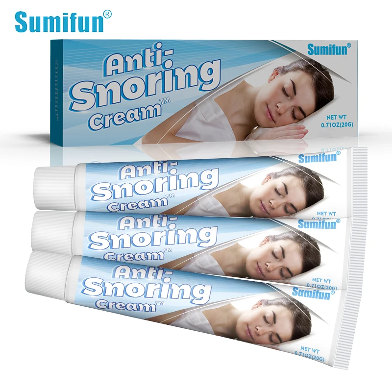 

1/3Pcs Sumifun Stop Snoring Medicine Cream Anti Snore Herbal Stuffy Nose Relief Ointment Insomnia Goods Sleeping Aid Health Care