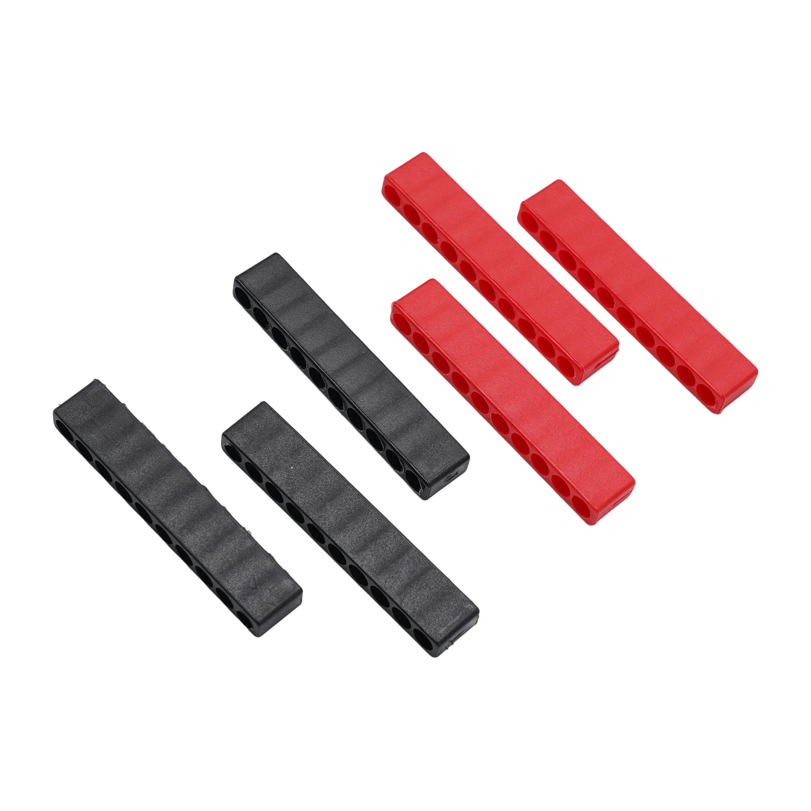 Betrouwbare 6 Stuks Bithouder 10 Gaatjes Plastic Schroevendraaieropslag Geschikt Voor 1/4 Zeskantgereedschap Om Uw Bits Veilig Te Houden