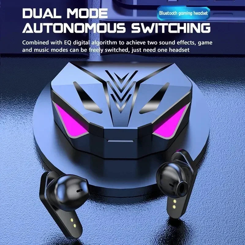 X15 tws jogos fones de ouvido sem fio bluetooth com microfone baixo áudio som posicionamento 9d estéreo música alta fidelidade para gamer