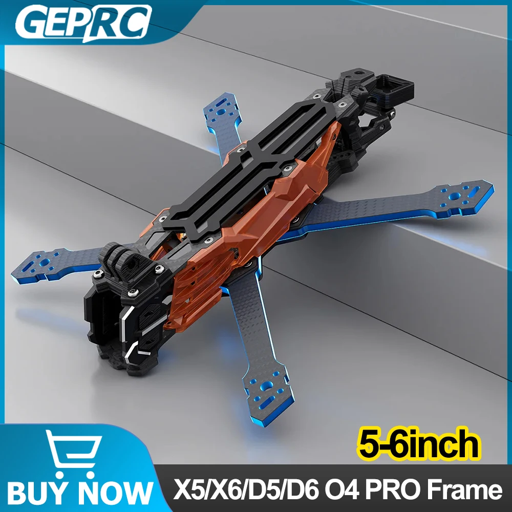 GEPRC Vapor-X5 X6 /D5 D6 O4 Pro Frame Kit 5inch 6inch Carbon Fiber Drone Frame DIY Accessory For Vapor O4 Quadcopter