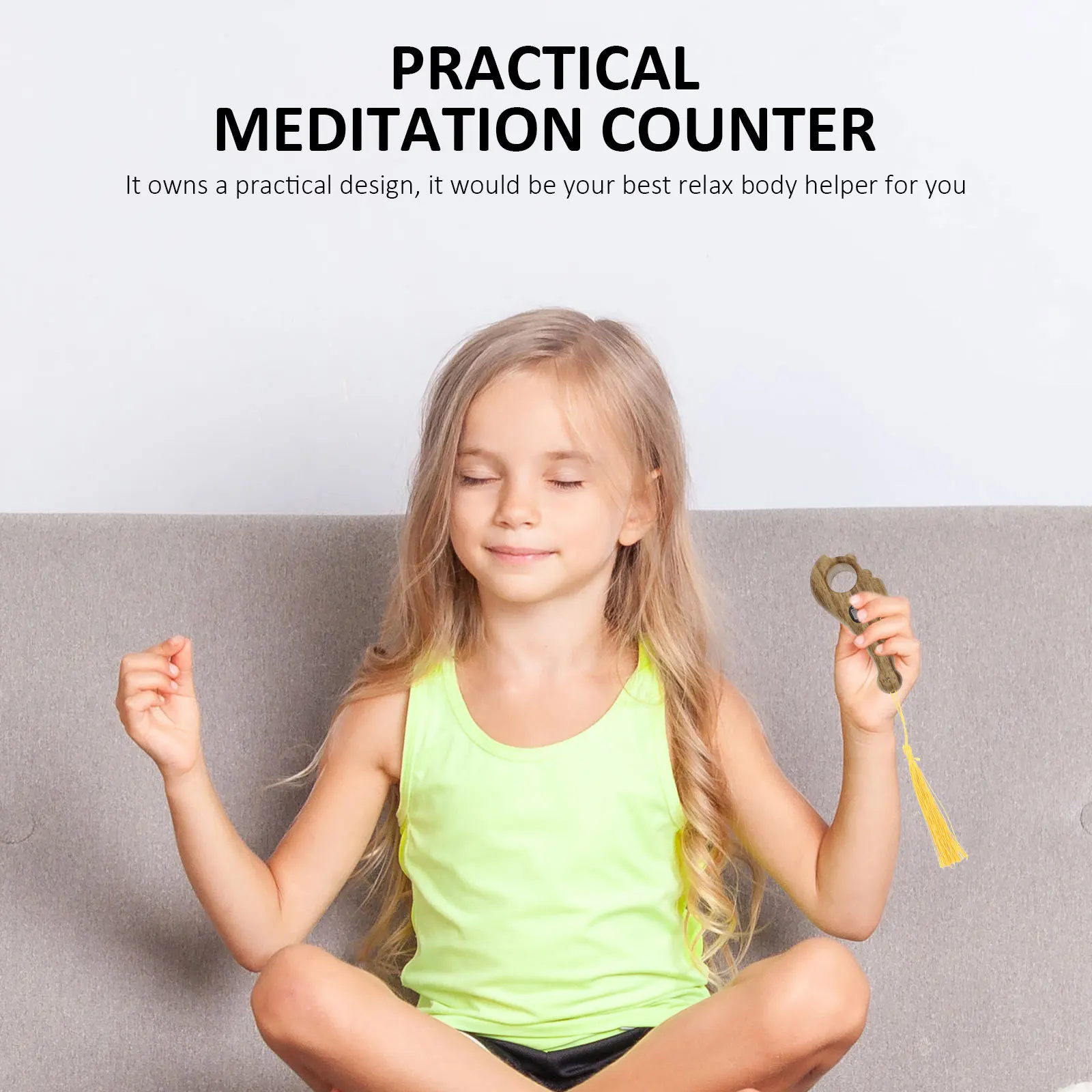 

Компактный цифровой счетчик шариков Будды, легкий электрический экран, портативное устройство для медитации, сбор инструментов для подсчета пения