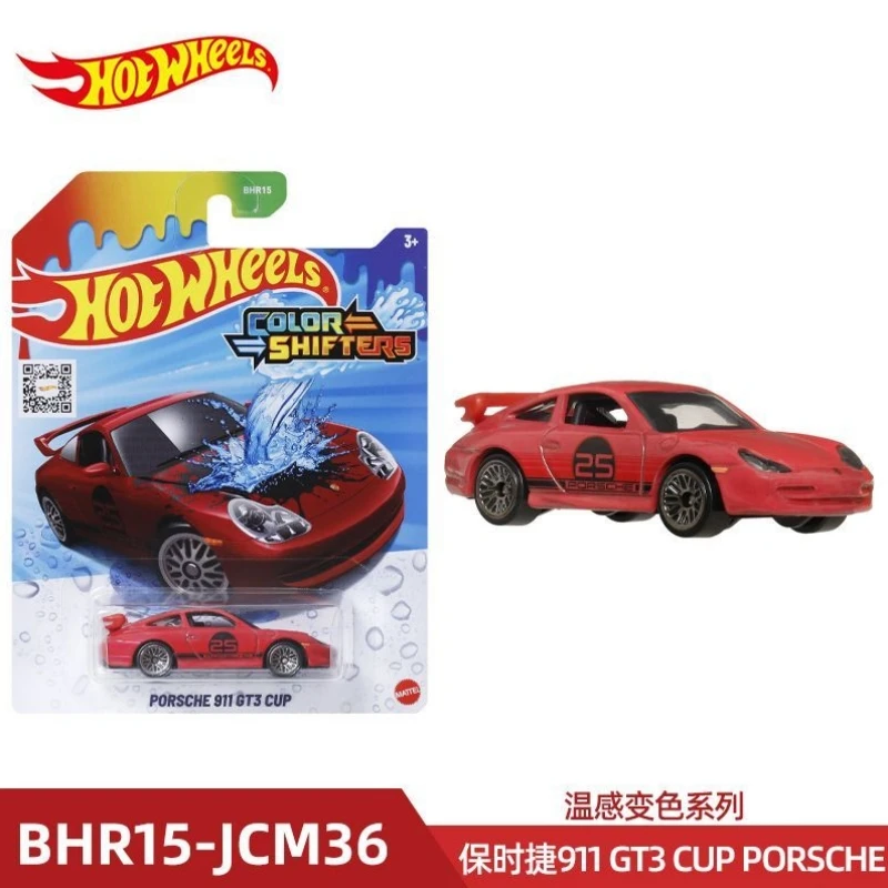 Nouvelle vente chaude véritable Stock Hot Wheels température couleur changeante série haute en cuir et or modèle de voiture jouet décoration cadeaux