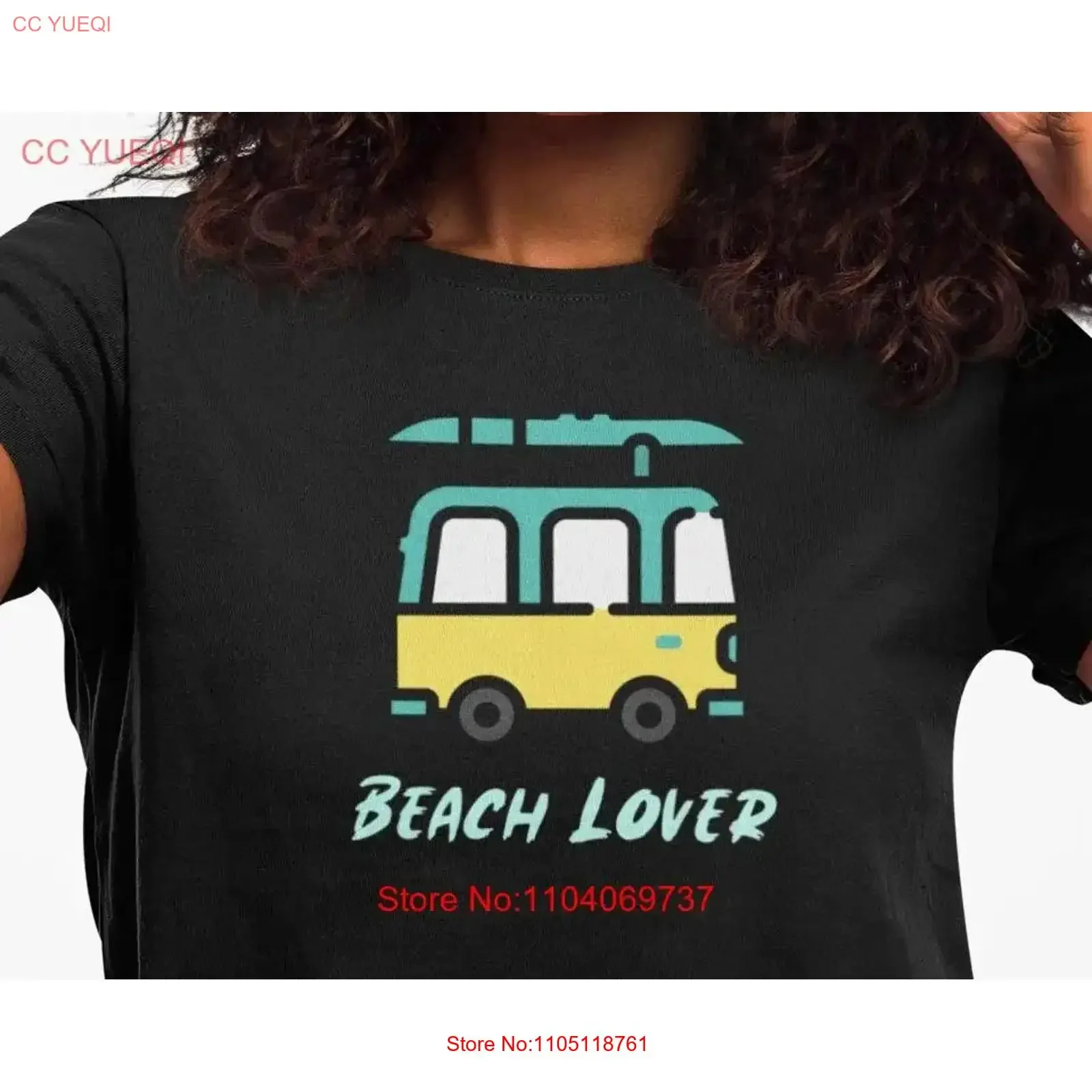 

Футболка Beach Lover Surfing Surf Van Sun Sea Sunshine Sunrise Holiday Vacations Waves Sunburn Sunset for Him Her Party Mood Fun