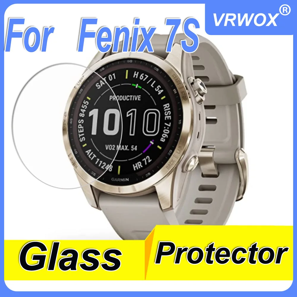 3Pcs Tempered Glass For Garmin Fenix 7 7S 7X 6 6S 6X Pro 5 5s Smart Watch Clear HD Screen Protector Film Accessories