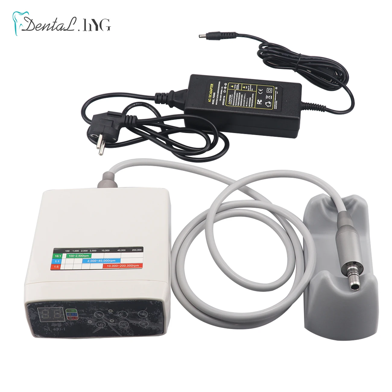 Dental Clinical Brushless LED Micro Motor Fiber Optical Electric Motor Handpiece Odontología Ddontologia Dentistry Tool 2/4Holes