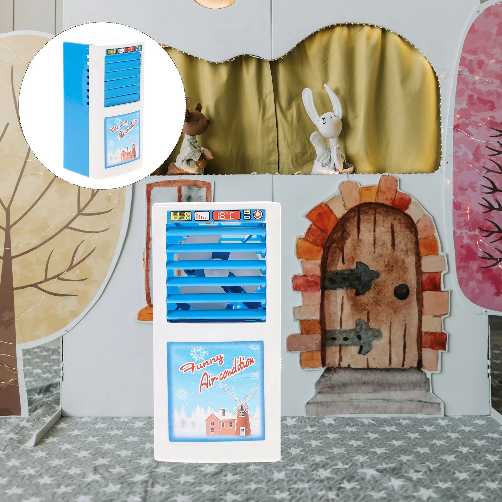 

1Pcs Simulation Mini Air Conditioner Creative Plaything Durable Plastic Educational Children Gift Kid Toys Air Conditioner Toys