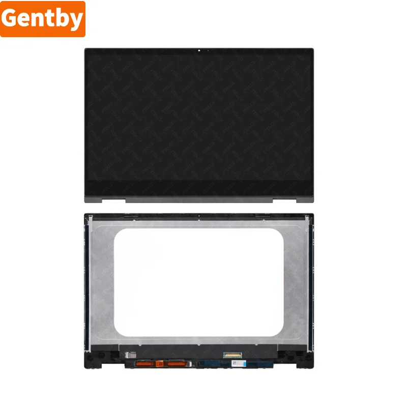 Brand New For HP Pavilion x360 14 DW 14-DW 14M DW 14-inch LCD Screen Display Panel Touch Digitizer Bezel Assembly Replacement
