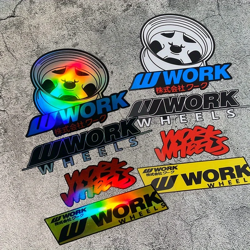 

1 комплект модной автомобильной наклейки с роликовыми колесами, гоночная тематическая наклейка для автомобиля, идеально подходит для добавления спортивного вида вашего автомобиля