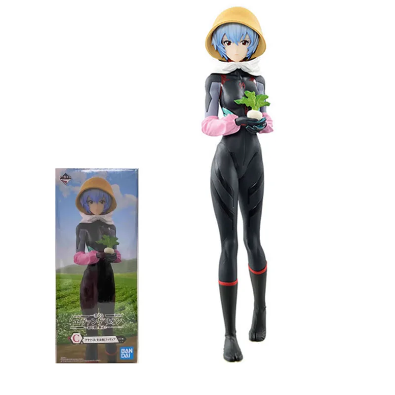 BANDAI Original EVA Anime Figure Reward Ayanami Rei benda Soryu Nagisa kawworu Action Figure giocattoli per bambini modello regalo di natale