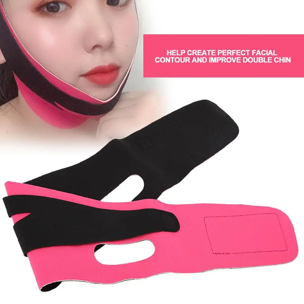 Face Slimming Chin Strap - Cheek Lifting Tightening Mask for Anti-Wrinkle & Double Chin Removal - Sleep Facial Mask