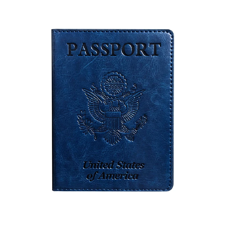 

Travel Passport Cover Card Protector Women Men Embossing Travel ID&Document Passport Holder Business PU Leather Wallet Case NEW