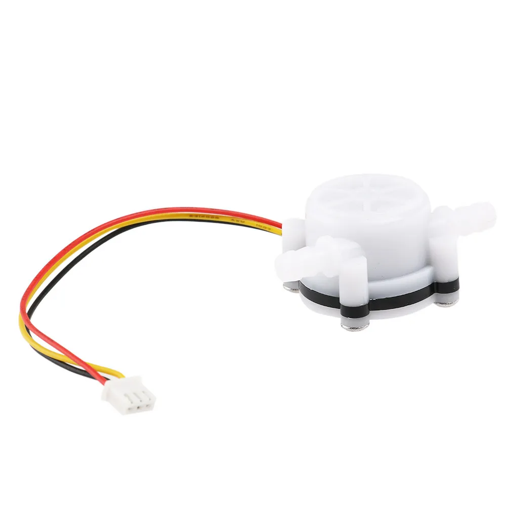 

-S401 Water Flow Sensor 0.3-6L Meter Vertical Installation Max Tilt 120C Medium Temp Sealed Hall Element