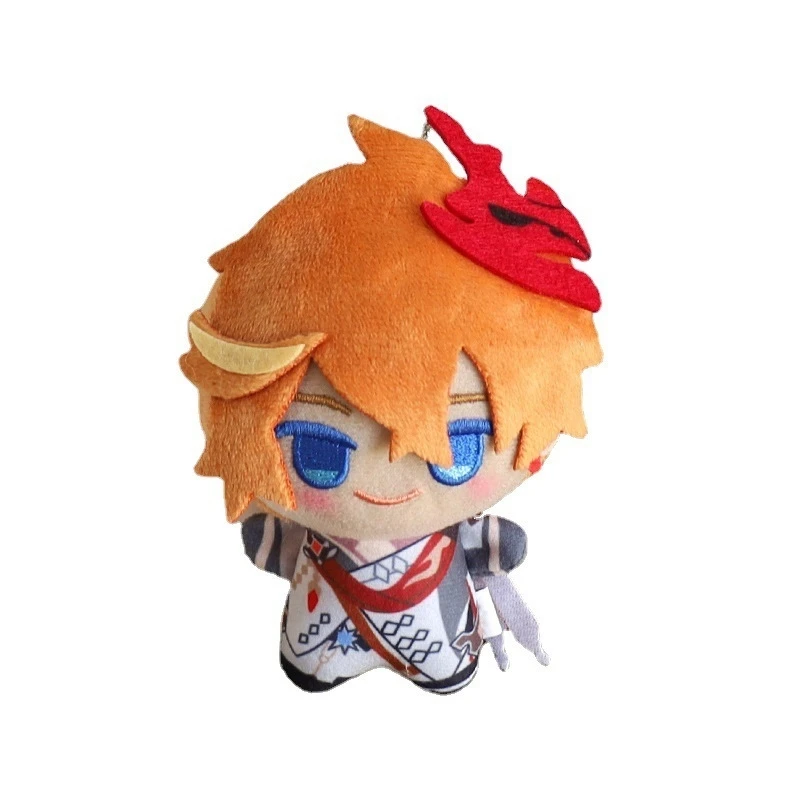 Tartaglia Kaeya Diluc Venti Xiao Klee Peluche Mini Ciondolo per bambola appesa per zaino Decorazione auto per adolescenti Anime Regalo di Natale