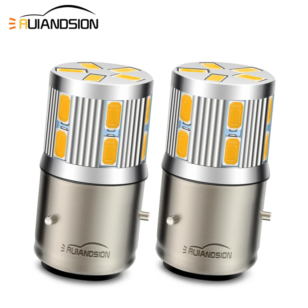 

6-30V AC/DC BA21D BA20D S2 H6M P15D H6 4300K 6000K Hi/Lo Beam LED Headlamp For ATV UTV Mopped Scooters Motor Bikes Accessories